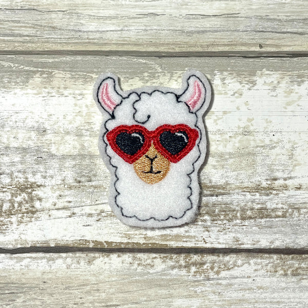 Llama Clips Feltie Clip