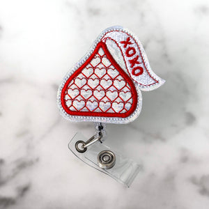 Valentine's Day Kiss Chocolate Badge Reel