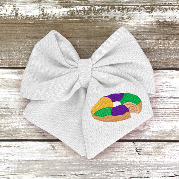 King Cake Large Sailor Bow