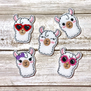 Llama Clips Feltie Clip