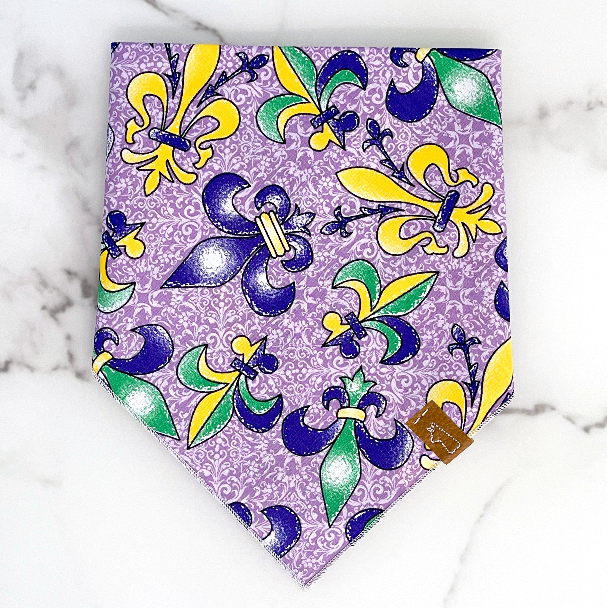 Market Spring Bandanas | Mardi Gras Fleur De Lis