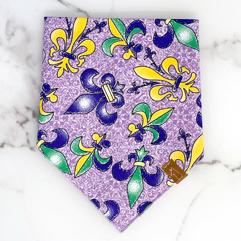 Market Spring Bandanas | Mardi Gras Fleur De Lis