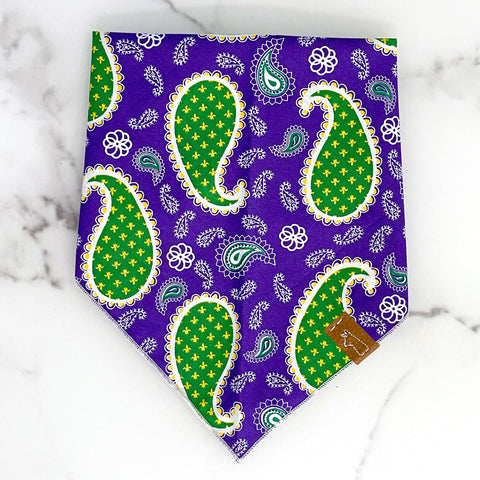 Market Spring Bandanas | Mardi Gras Paisely