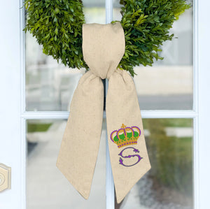 Wreath Sash | Mardi Gras Crown