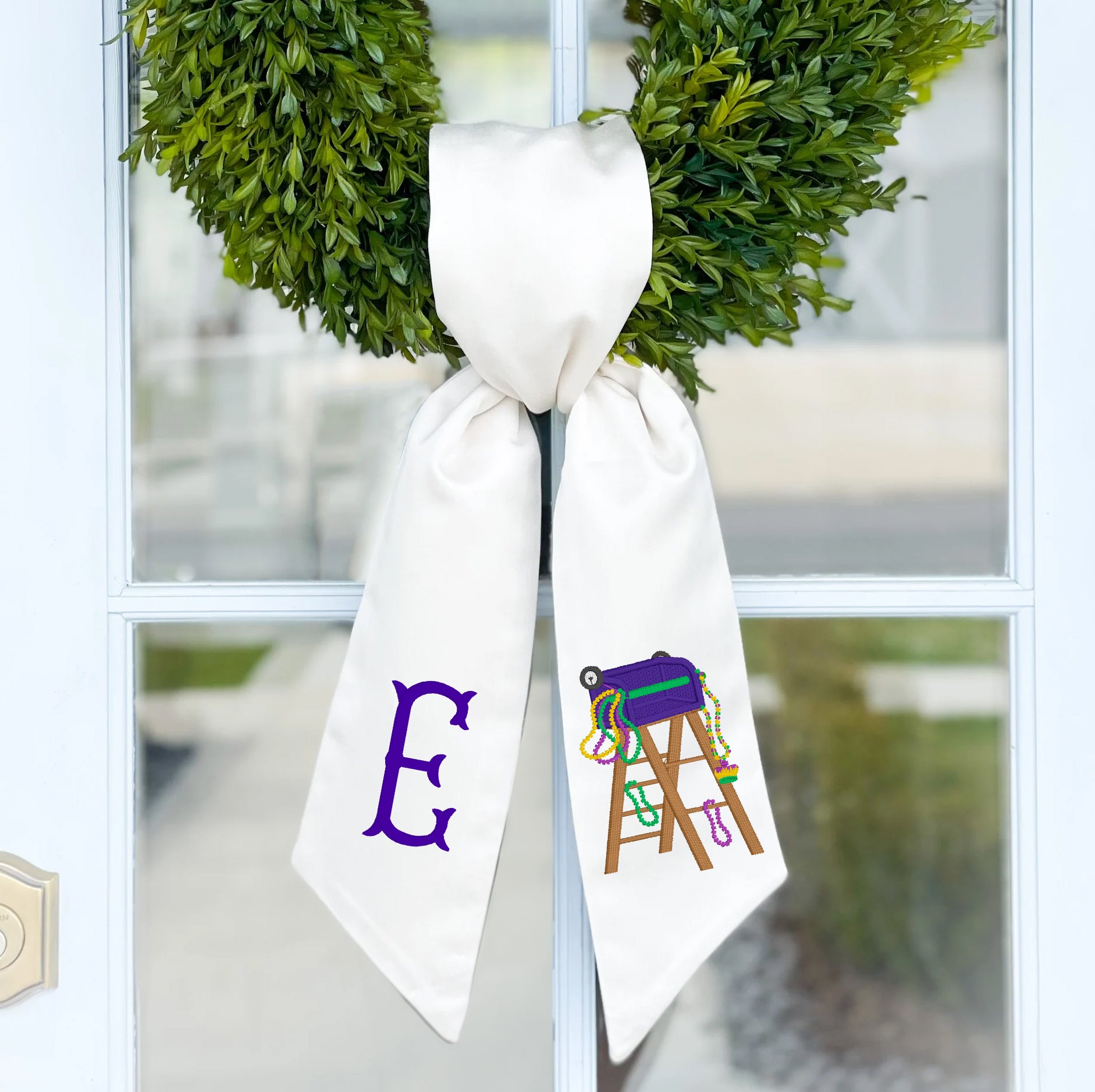 Wreath Sash | Mardi Gras Ladder