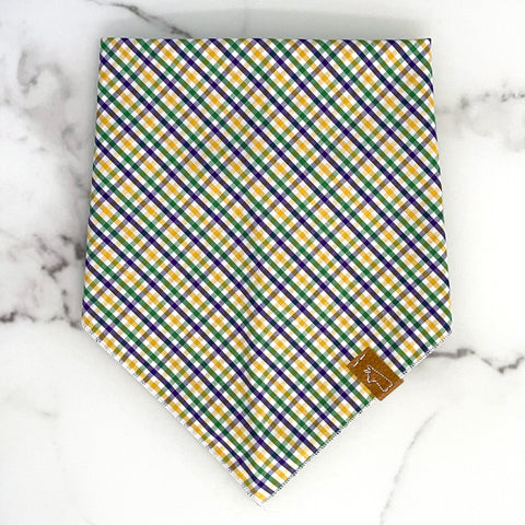 Market Spring Bandanas | Mardi Gras Gingham