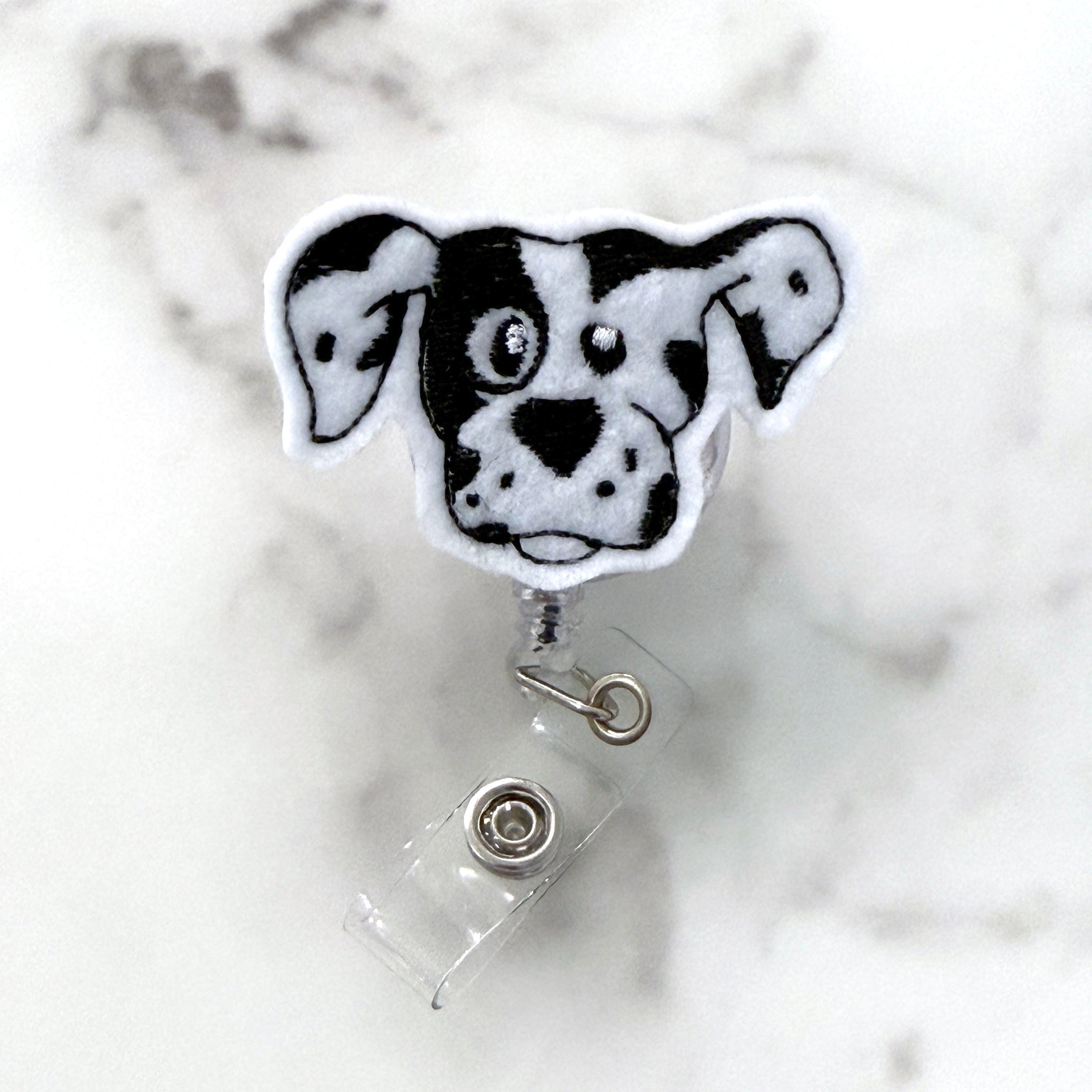 Magnolia Trace Dog Mascot Badge Reel