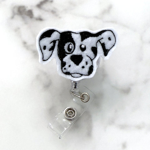 Magnolia Trace Dog Mascot Badge Reel