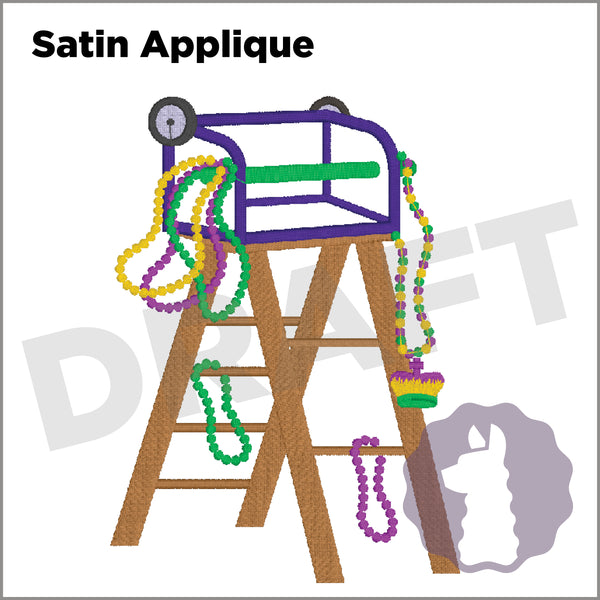 Mardi Gras Ladder Appliqué