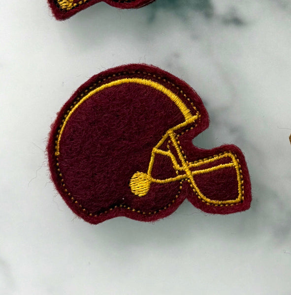 Football Helmet Feltie Clip | Choose Your Team Colors