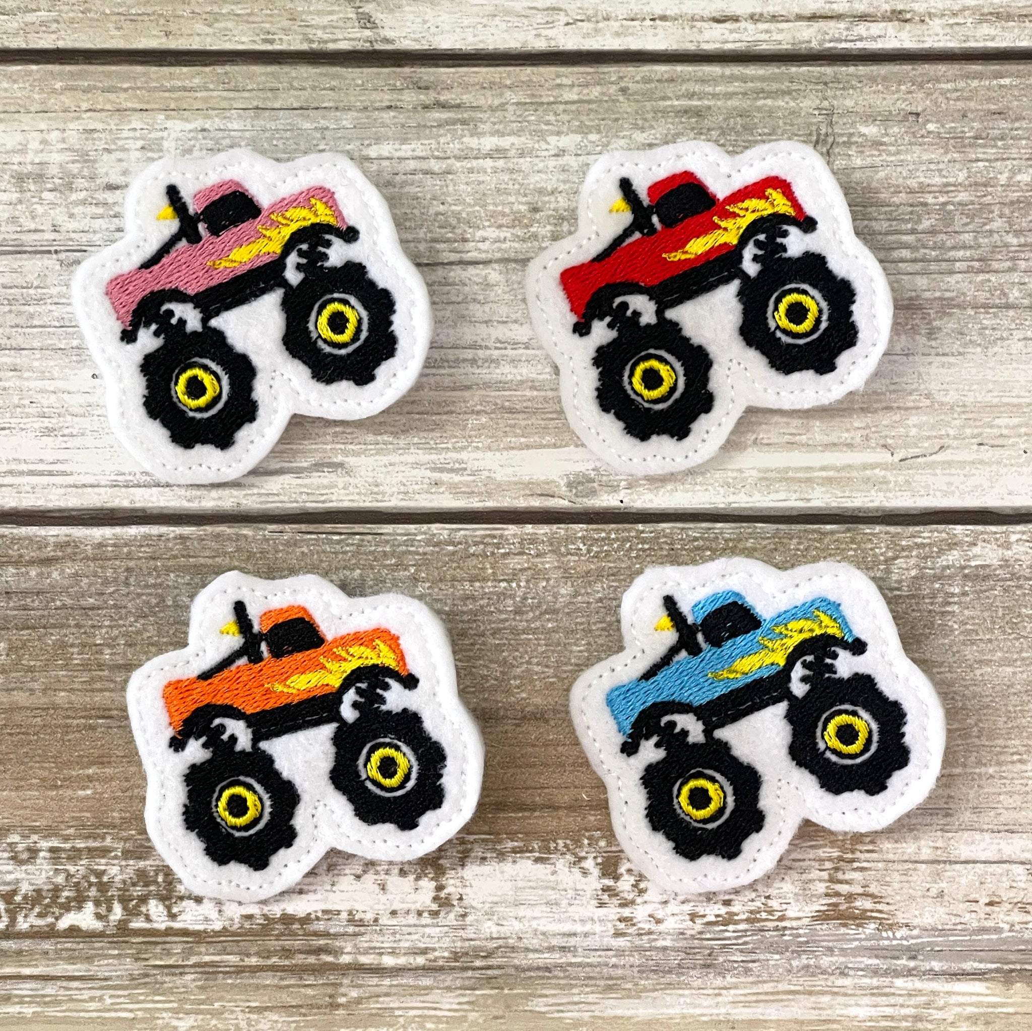 Monster Truck Feltie Clip