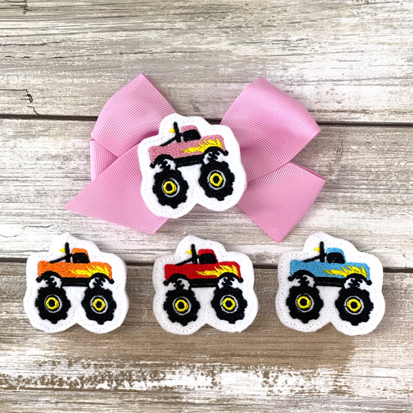 Monster Truck Feltie Clip