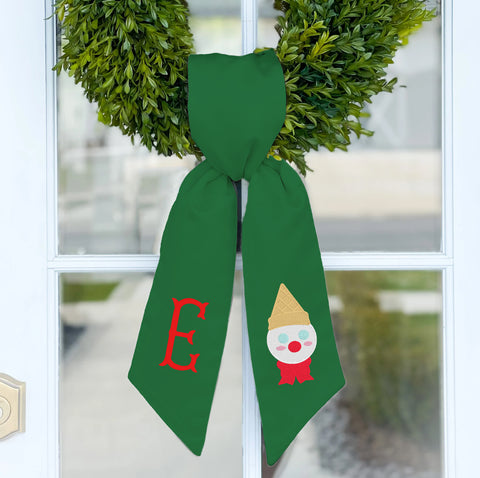 Wreath Sash | New Orleans Snowman