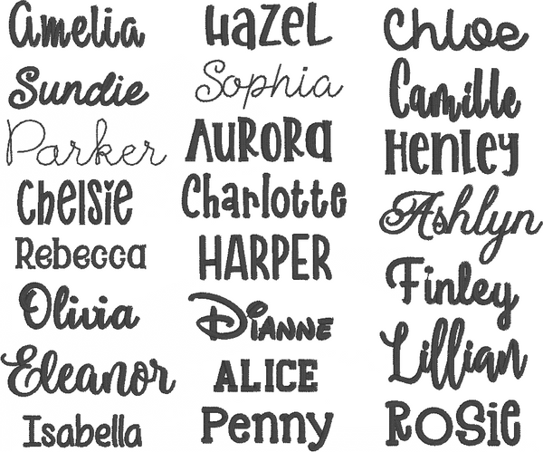 Leather Name Clip
