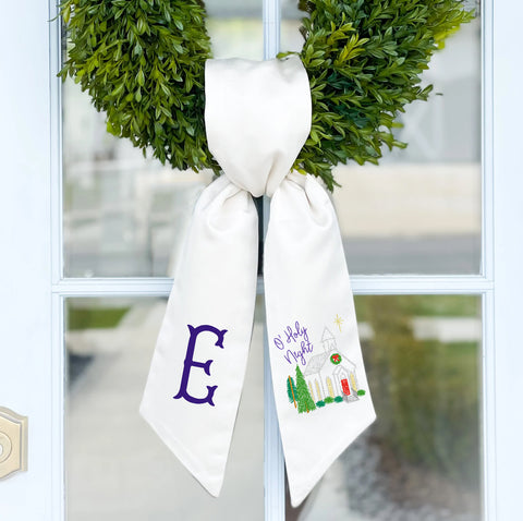 Wreath Sash | "Oh Holy Night" Church