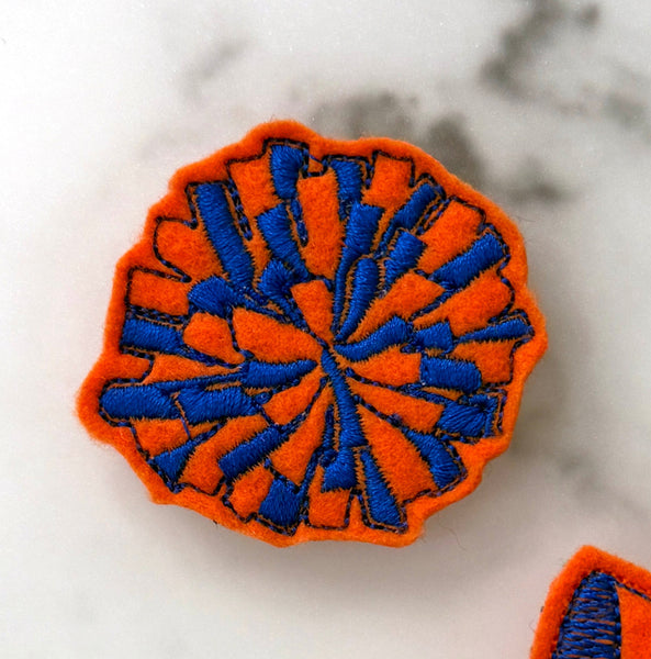 Cheer Pom Pom Feltie Clip | Choose Your Team Colors