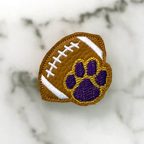 Tigers Football Feltie Clip