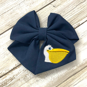 Mandeville Pelican School Mascot Bow | OPTIONS