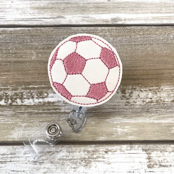 Soccer Ball Badge Reel | OTHER COLOR OPTIONS