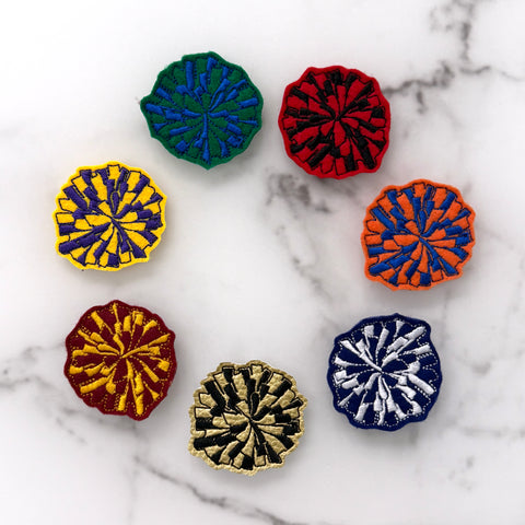 Cheer Pom Pom Feltie Clip | Choose Your Team Colors