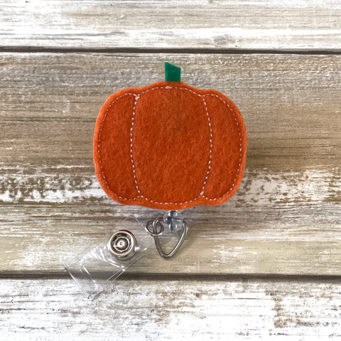 Pumpkin Badge Reel