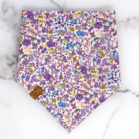 Market Bandanas | Small Lavender Floral