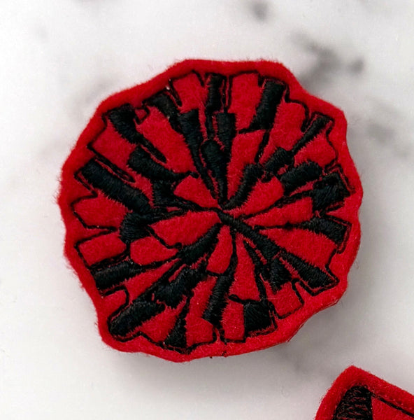 Cheer Pom Pom Feltie Clip | Choose Your Team Colors