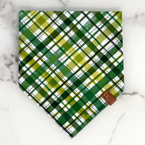 Market Spring Bandanas | St. Patty's Plaid