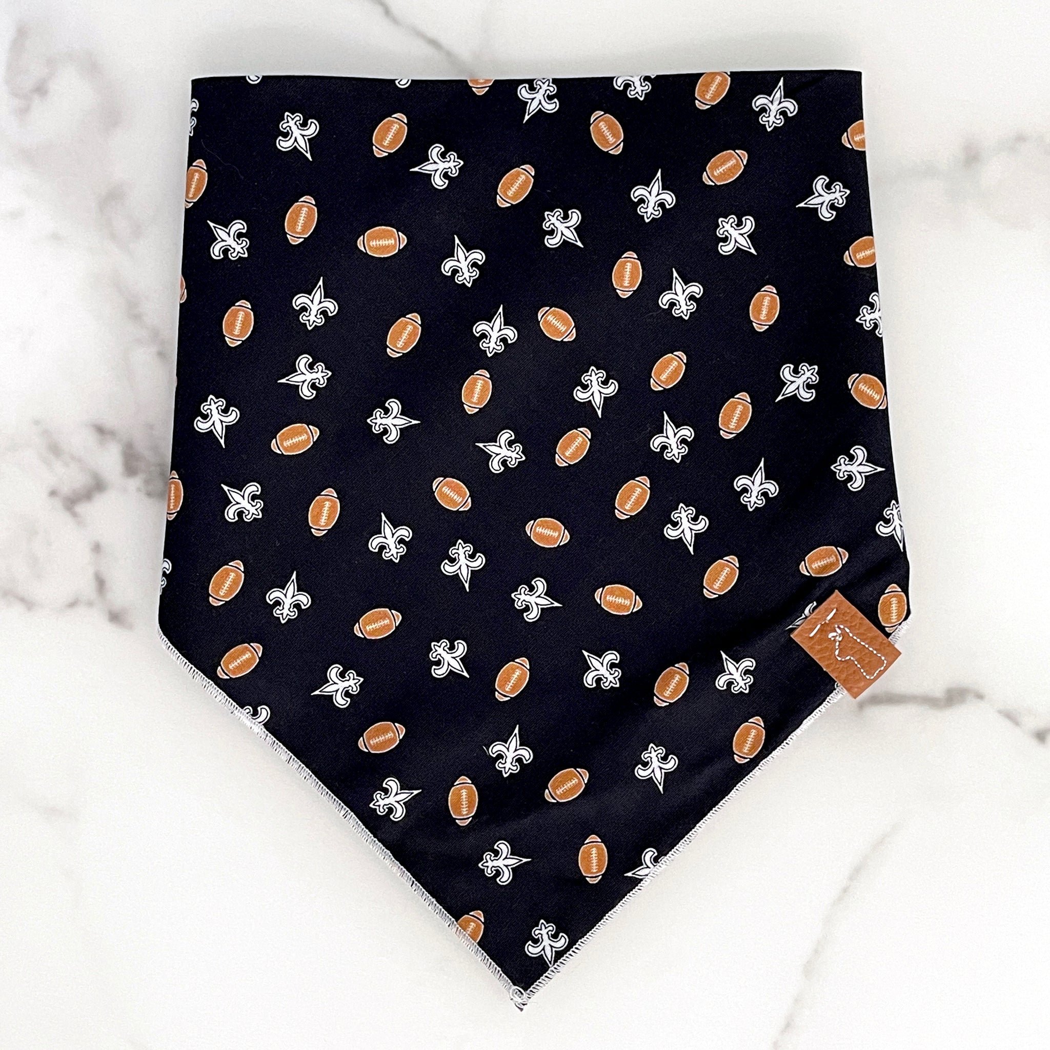 Market Bandanas | Footballs & Fleur De Lis