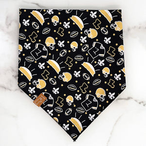 Market Bandanas | Black & Gold Football