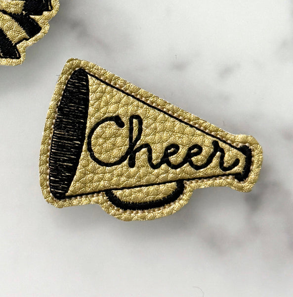Cheer Megaphone Feltie Clip | Choose Your Team Colors