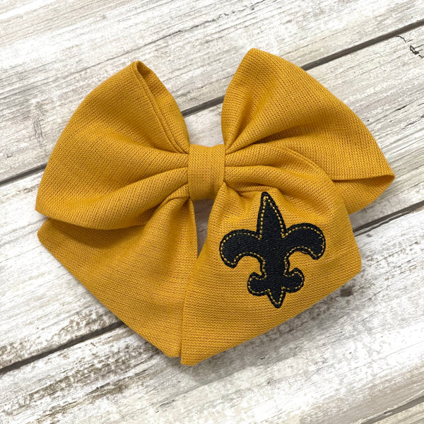 Fleur De Lis Large Sailor Bow | OPTIONS