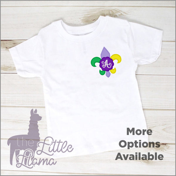 Fleur De Lis Monogram Appliqué | MARDI GRAS