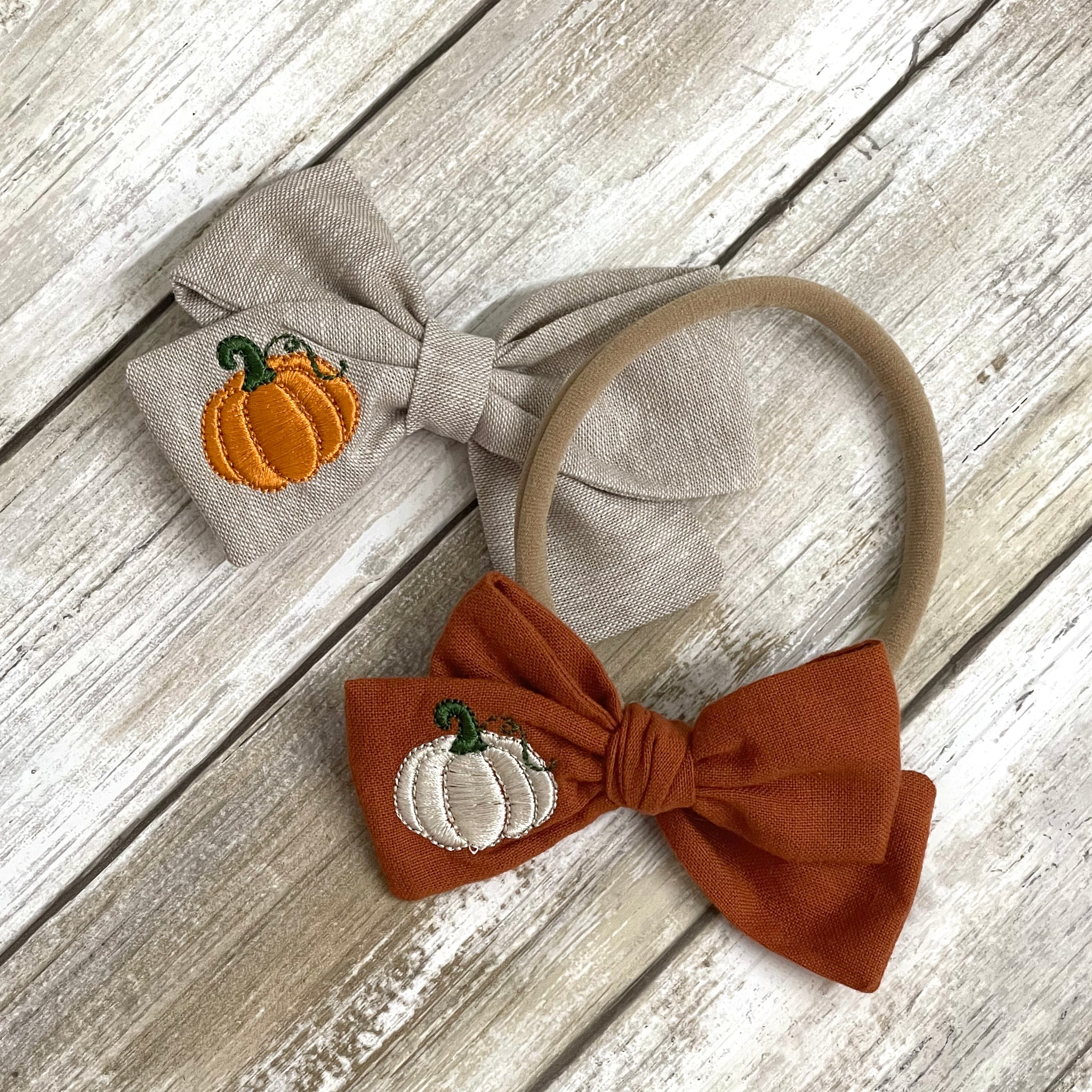 Pumpkin School Girl Bow | OPTIONS