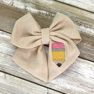 Scribble Pencil Bow | OPTIONS