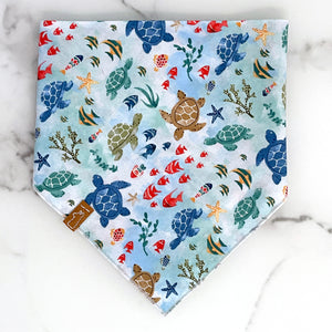 Market Bandanas | Sea-turtles & Sea-life