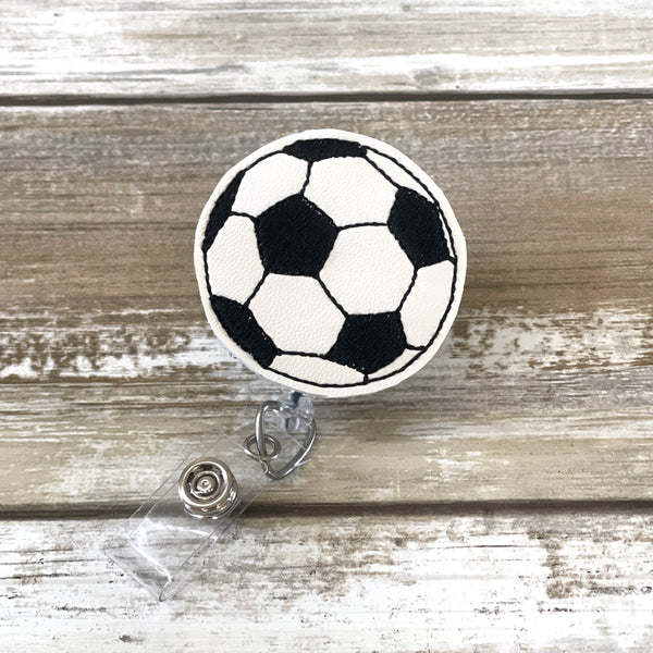 Soccer Ball Badge Reel | OTHER COLOR OPTIONS