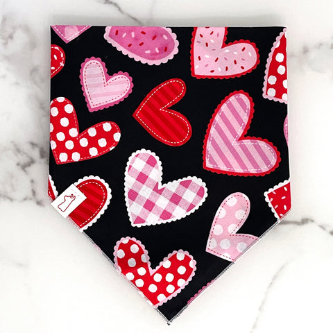 Market Spring Bandanas | Valentine's Hearts