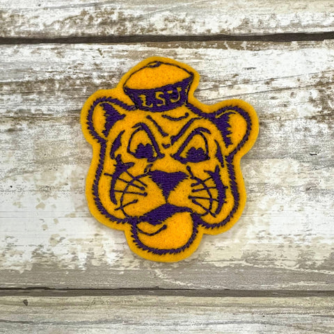 Vintage Sports Tiger Feltie Clip