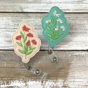 Wildflower Badge Reel |OPTIONS