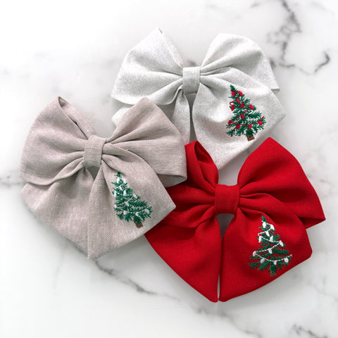 Christmas Tree Large Sailor Bow | OPTIONS