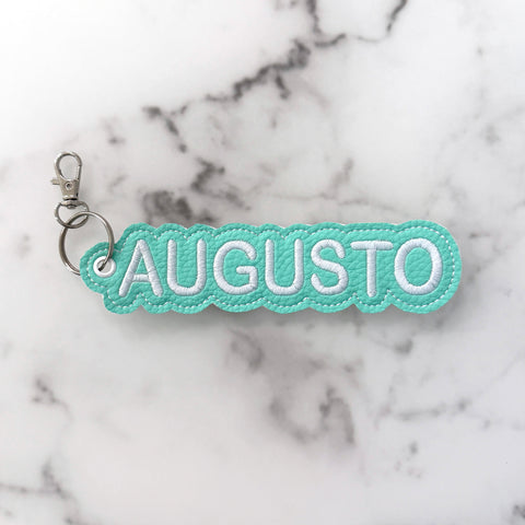 Simple Name Bag Tag | 4-6" Wide