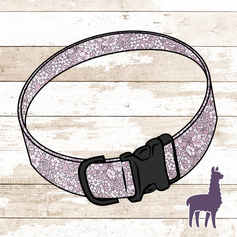 Baby Pink Floral Collar