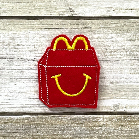 Happy Meal Feltie Clip