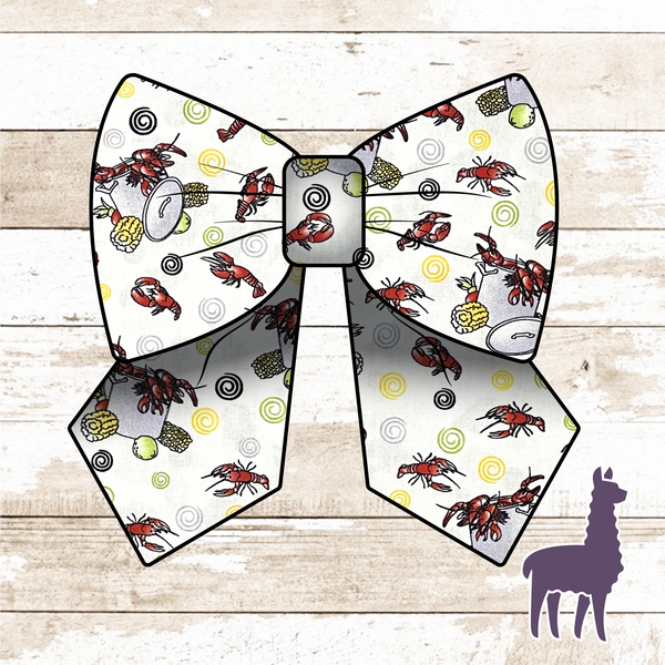 Crawfish Boil Bow | SIZE & STYLE OPTIONS