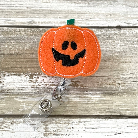 Jack-O-Lantern Badge Reel