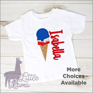 Ice Cream Cone Appliqué | USA