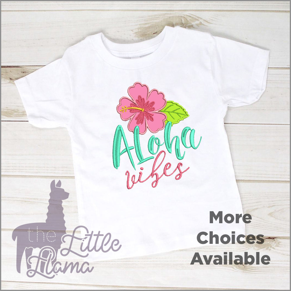 "Aloha Vibes" Appliqué