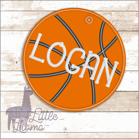 Bag Name Tag | Basketball