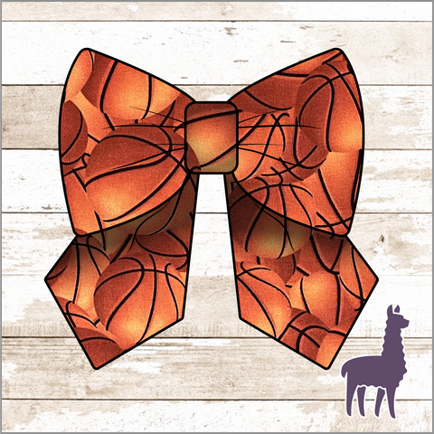 Monogram Basketball Bow